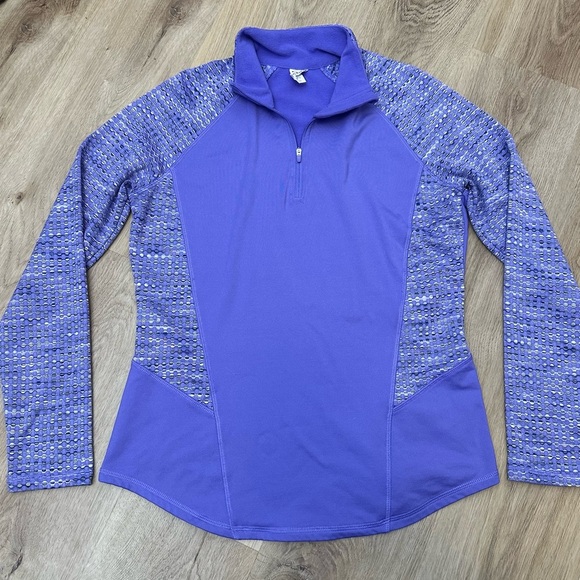 Athletic Works Purple Long Sleeve Top - Picture 1 of 8